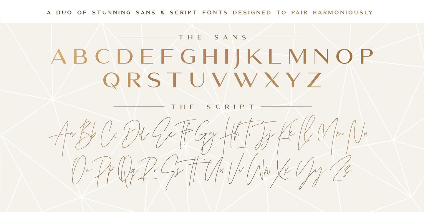 Example font The Amoret Collection #3